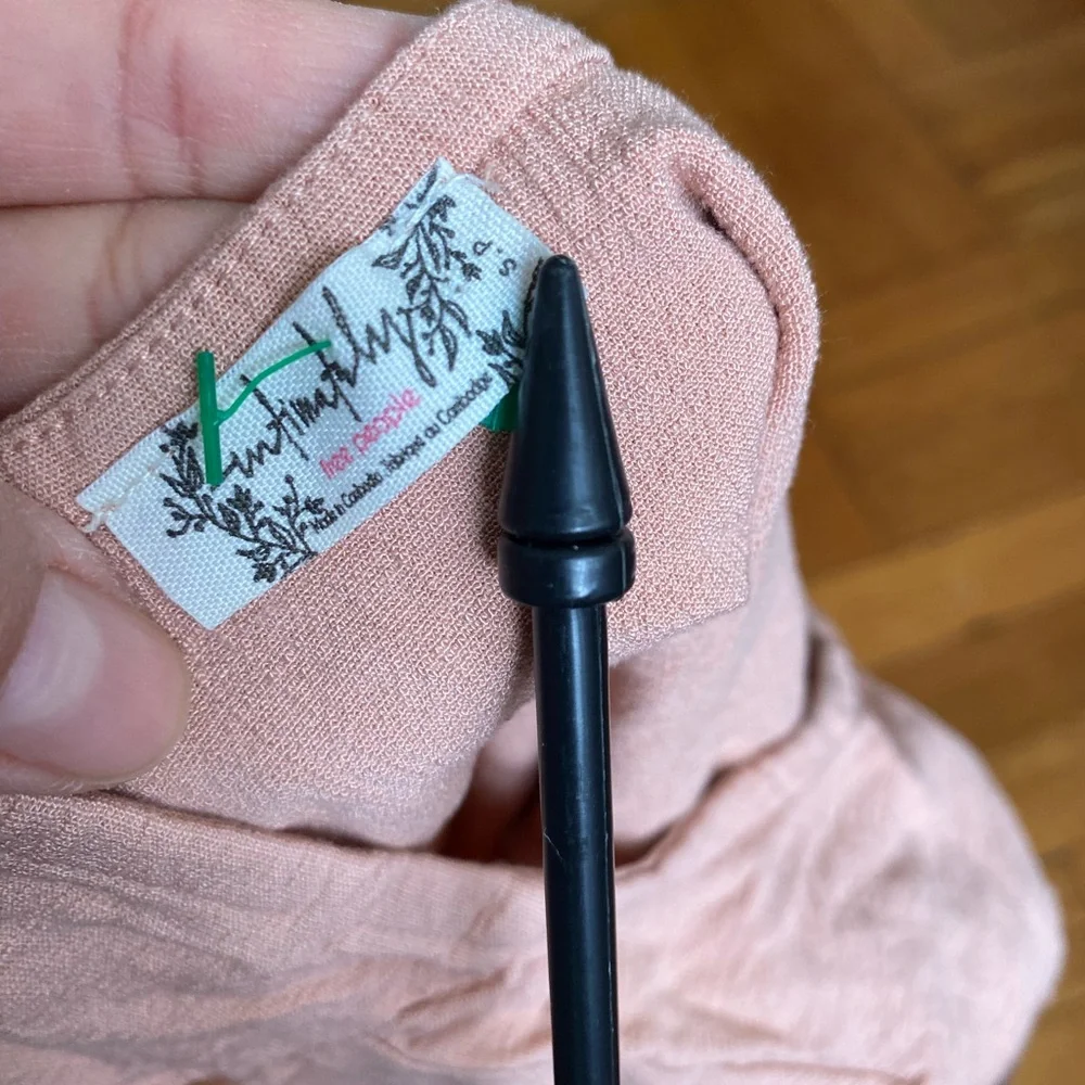 FREE PEOPLE Intimately Larissa Bodysuit Womens - Blush - Thong back Small - Picture 4 of 9